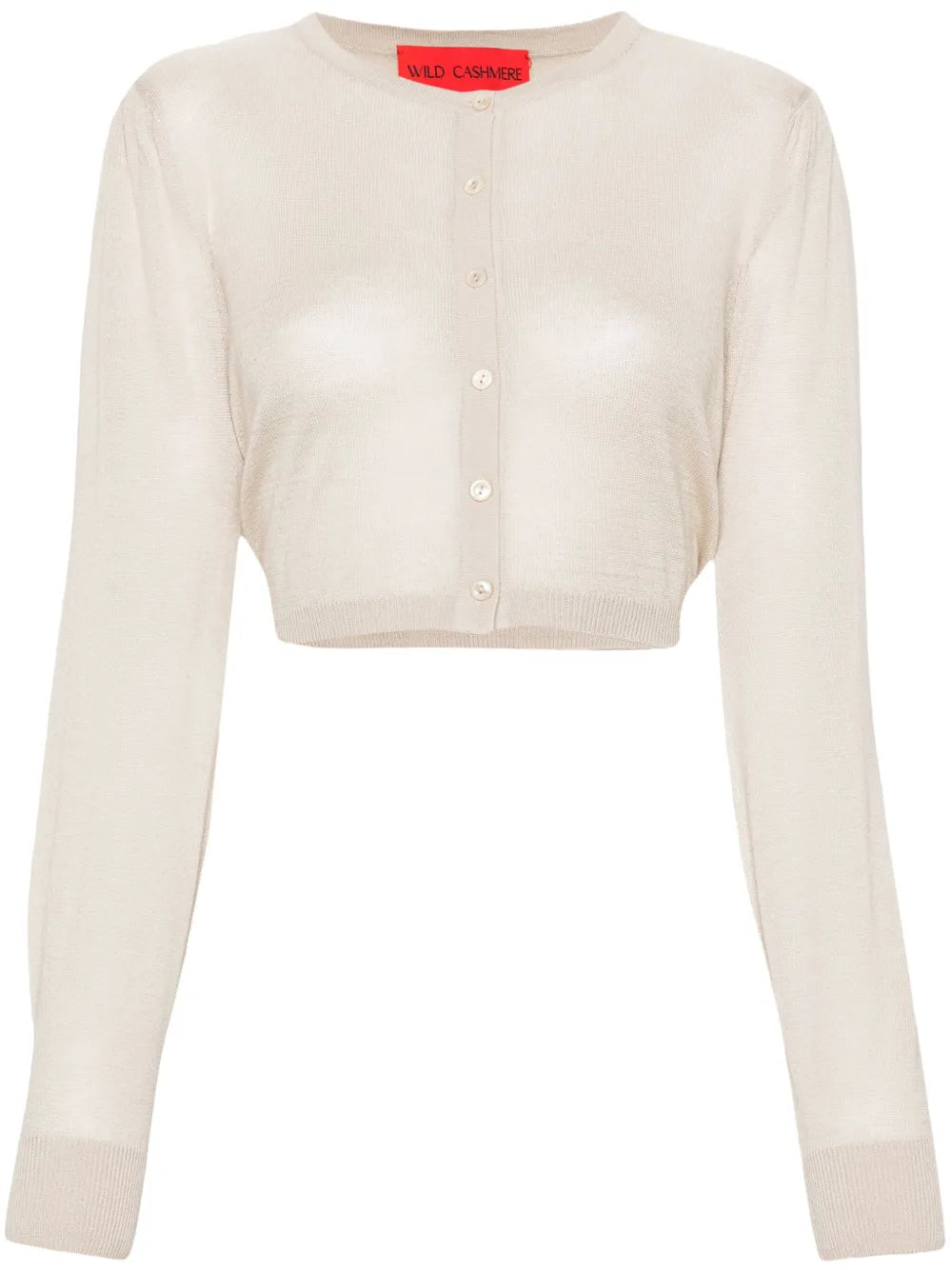 Taylor Fine-Knit Cropped Cardigan