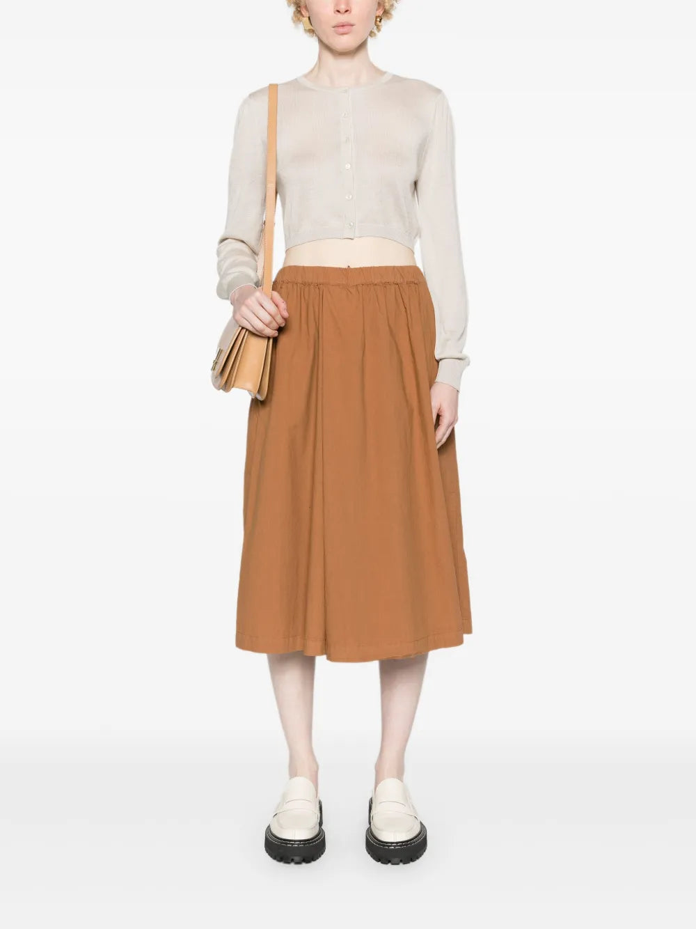 Taylor Fine-Knit Cropped Cardigan