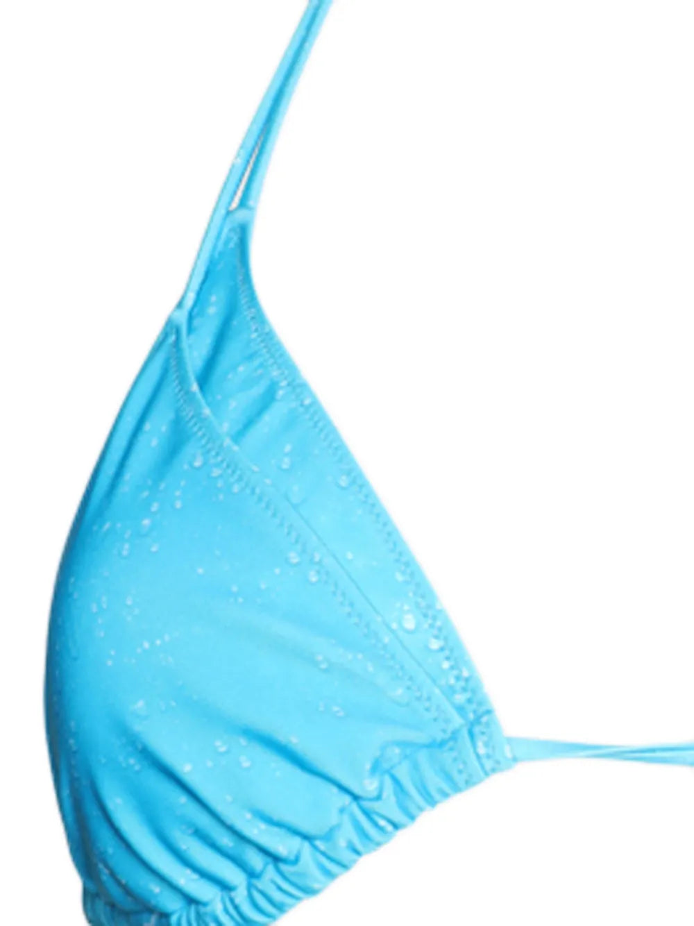 Layered Cotton Bikini Top