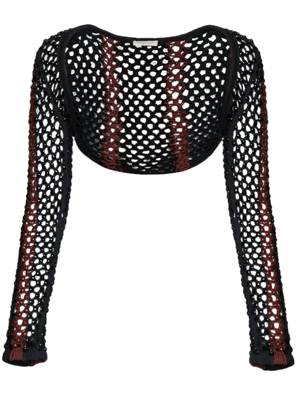 Gala Crystal-Embellished Mesh Shrug