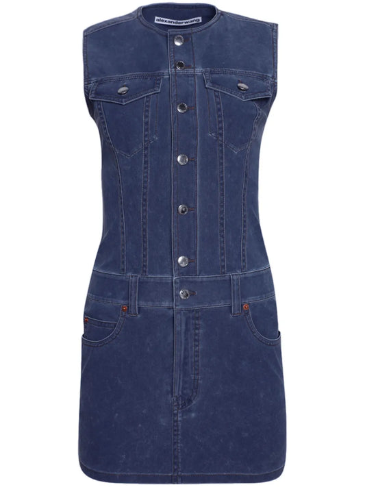Denim Bodycon Mini Dress