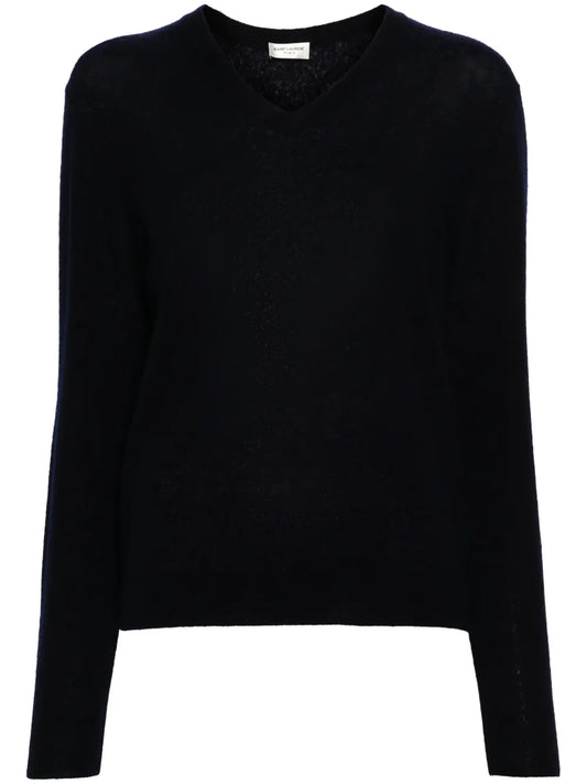 V-Neck Knitted Jumper