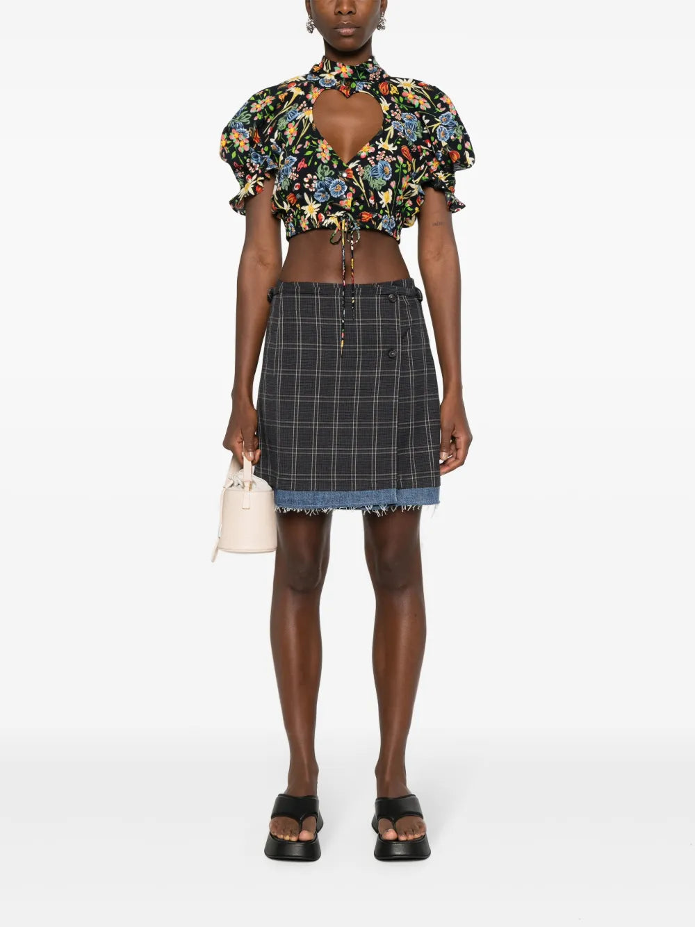 Floral Cropped Blouse