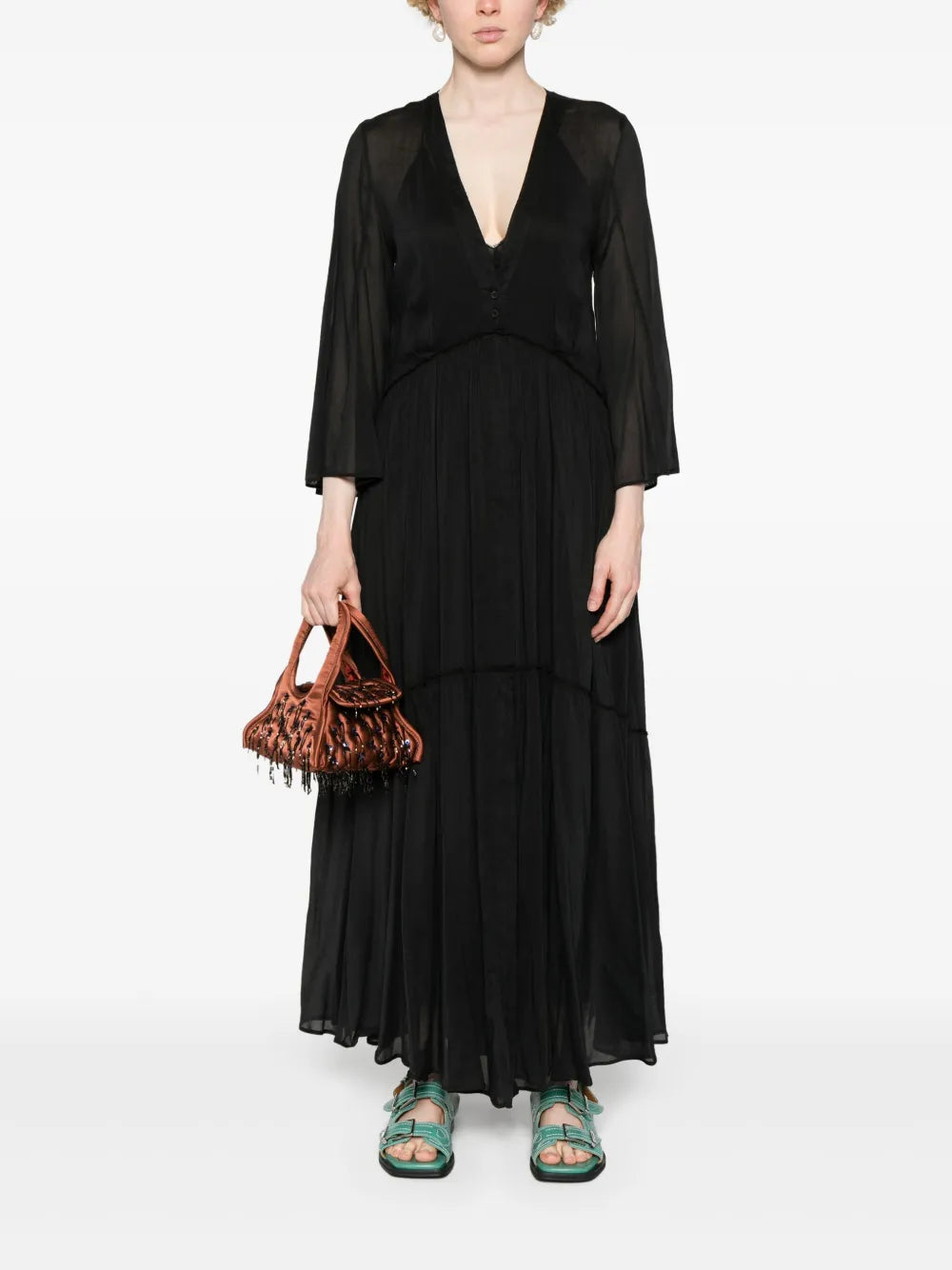 Voile Maxi Dress