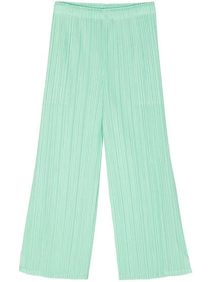 Pleated Cropped Trousers