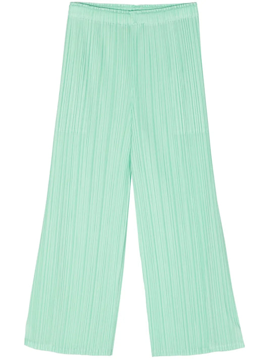 Pleated Cropped Trousers