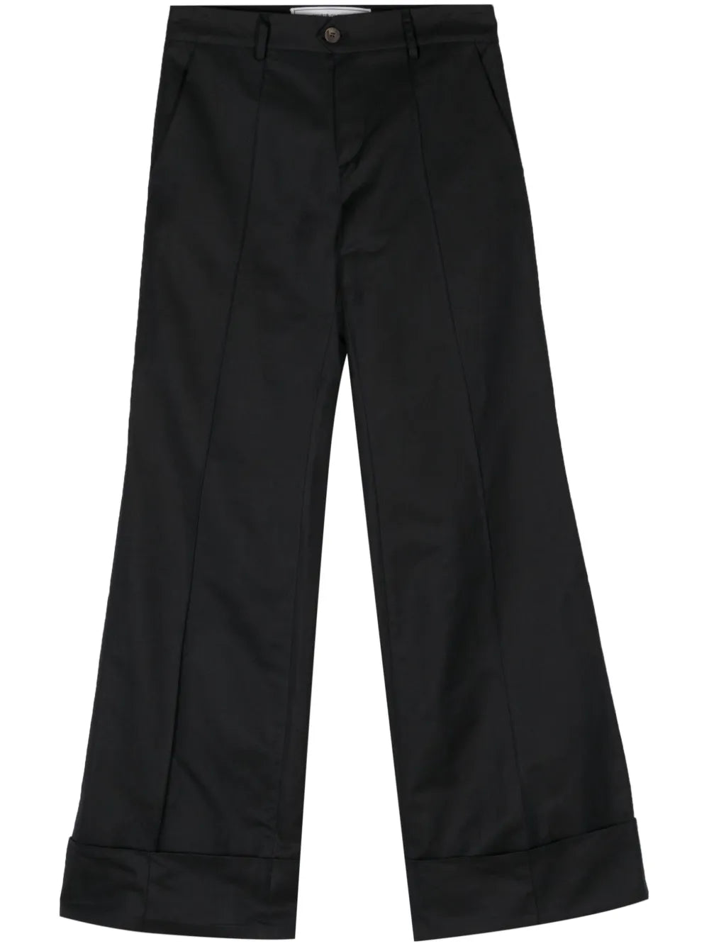 Overleaps Straight-Leg Trousers