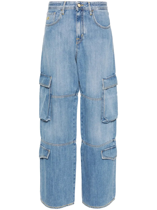 Riri Logo-Embroidered Jeans