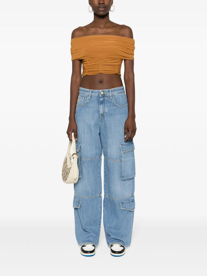 Riri Logo-Embroidered Jeans