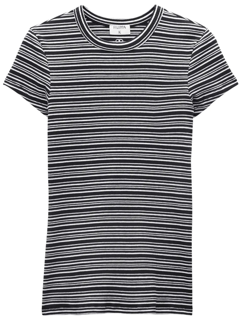 Striped Fine-Rib Organic-Cotton T-Shirt