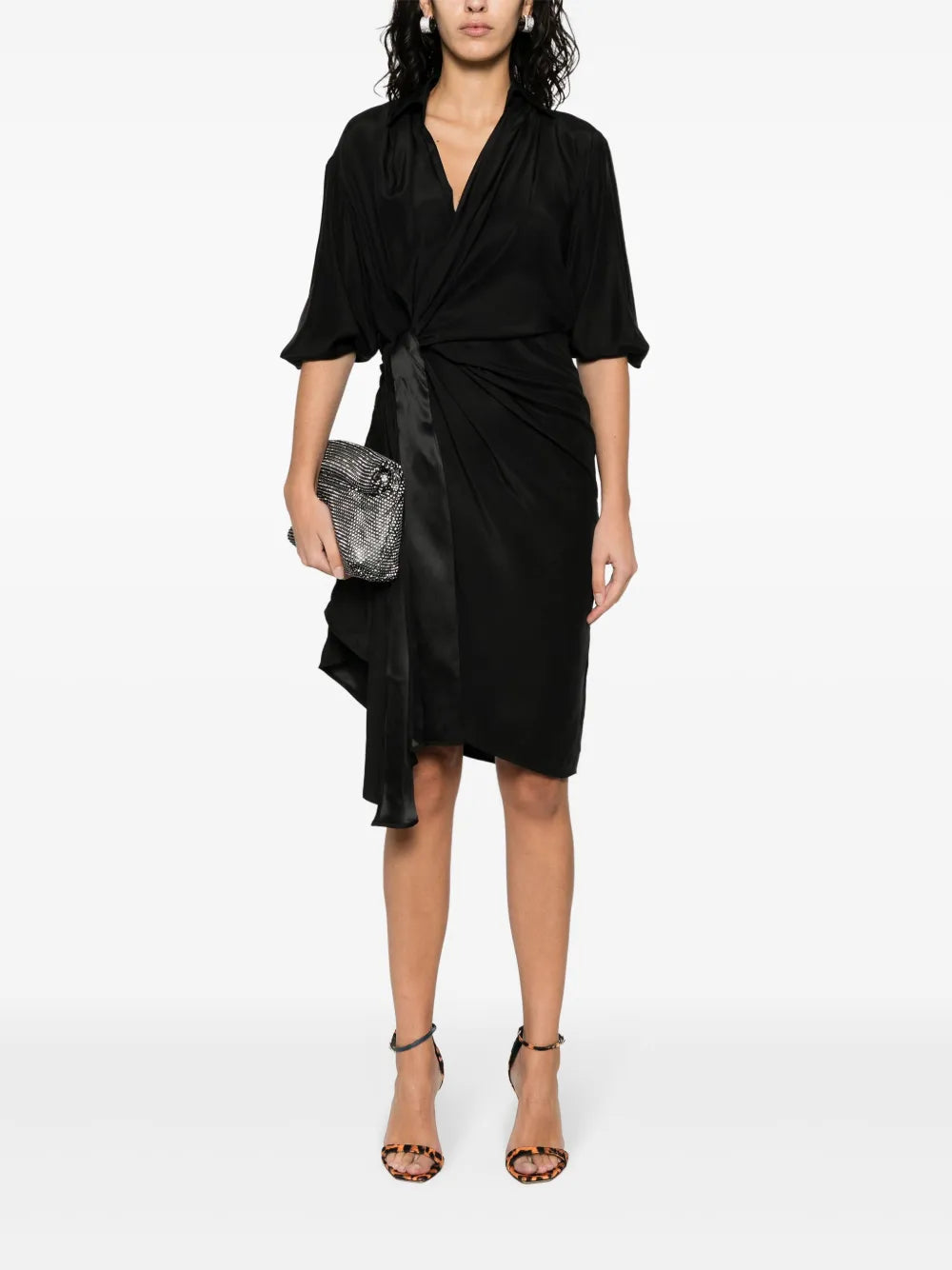 Miya Silk Wrap Dress