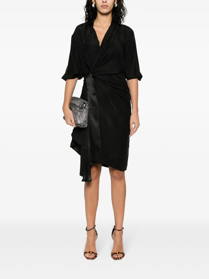 Miya Silk Wrap Dress