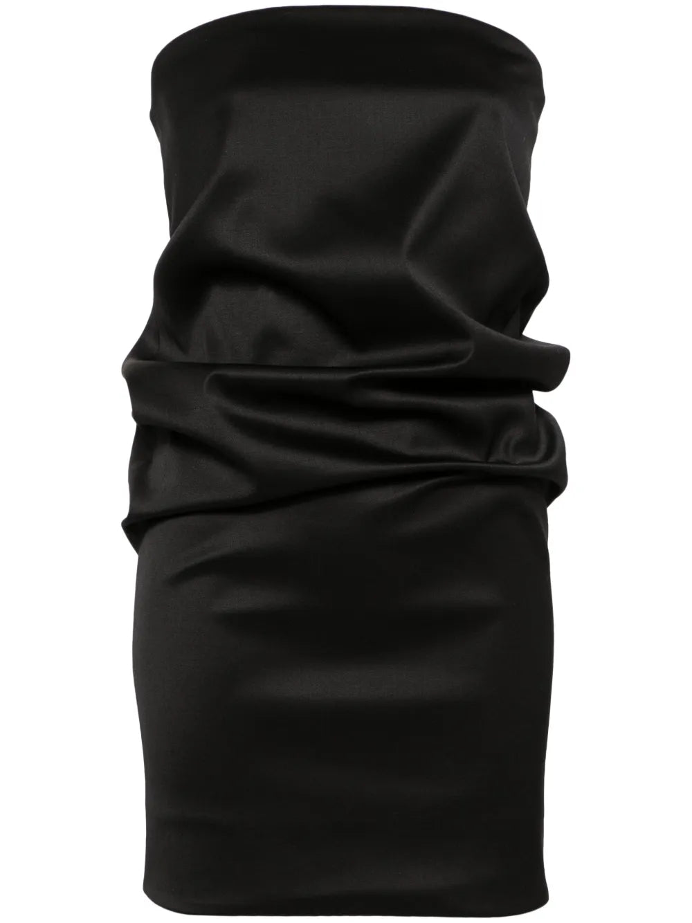 Strapless Wool-Blend Minidress