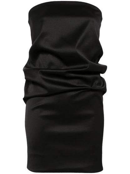 Strapless Wool-Blend Minidress