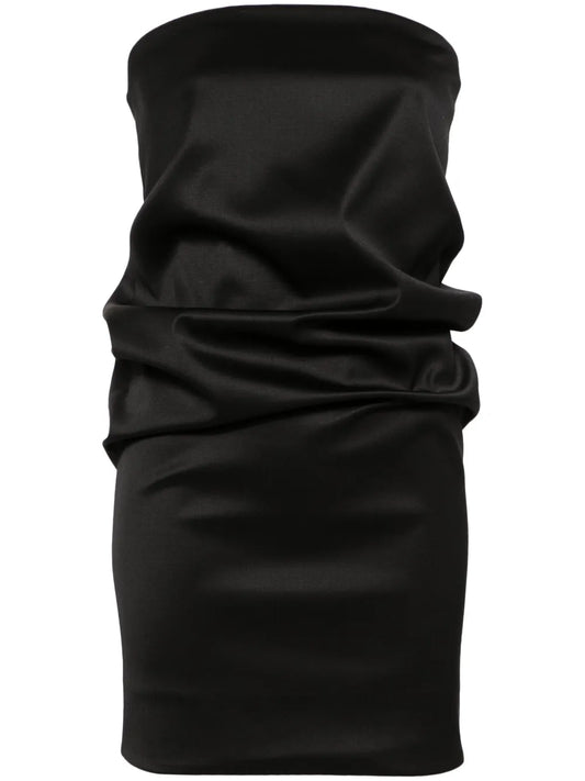Strapless Wool-Blend Minidress