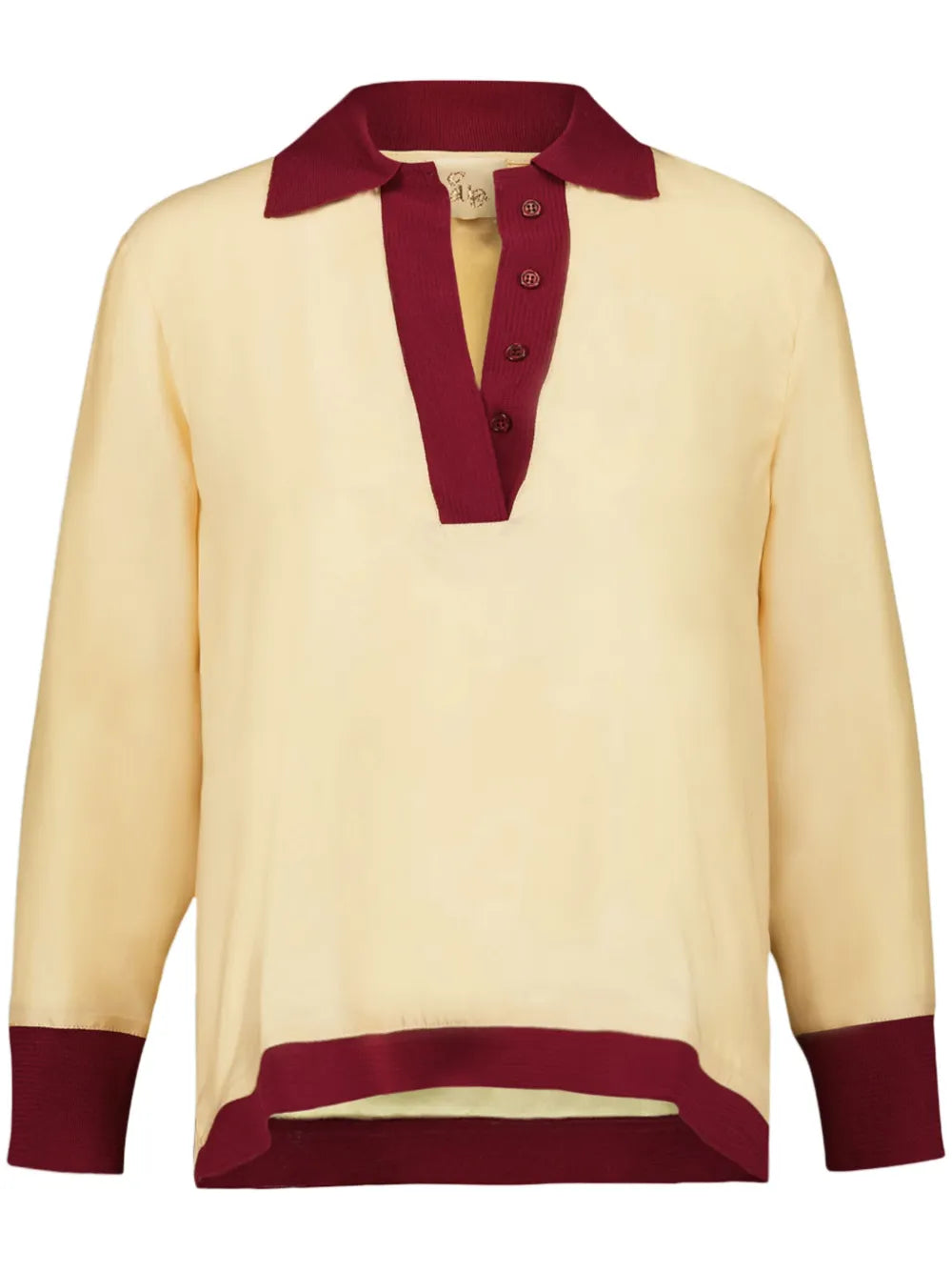 Diane V-Neck Silk Blouse