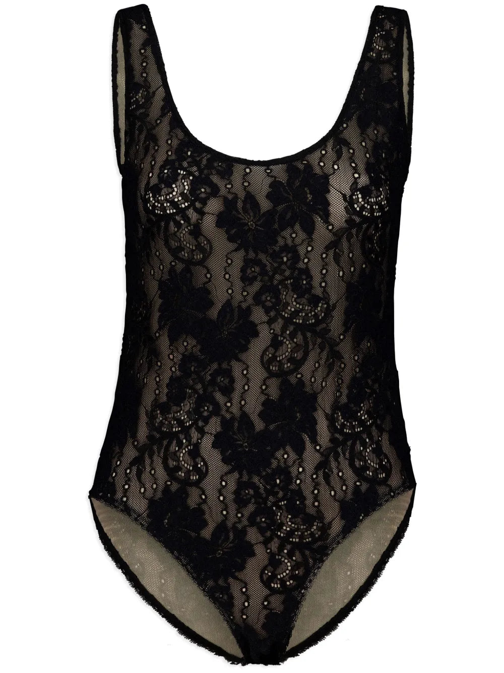 Floral-Lace Bodysuit