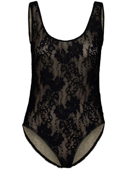 Floral-Lace Bodysuit