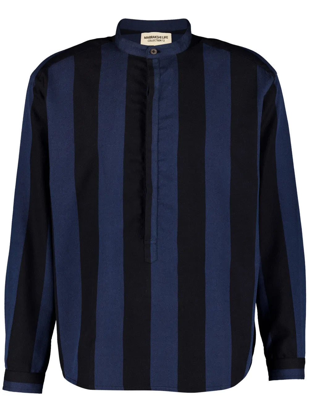 Two-Tone Striped Shirt