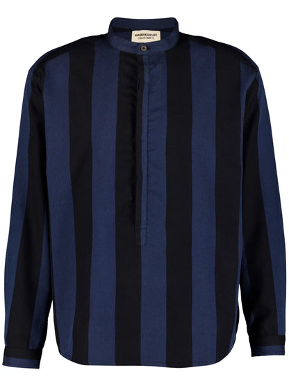 Two-Tone Striped Shirt