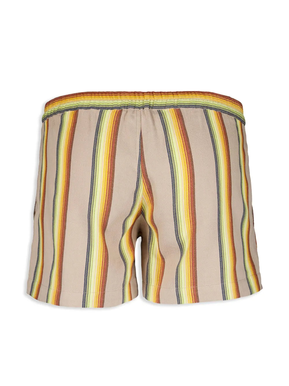Striped Cotton Shorts