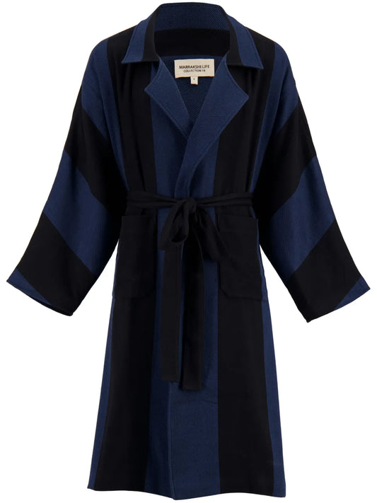 Striped Cotton Coat