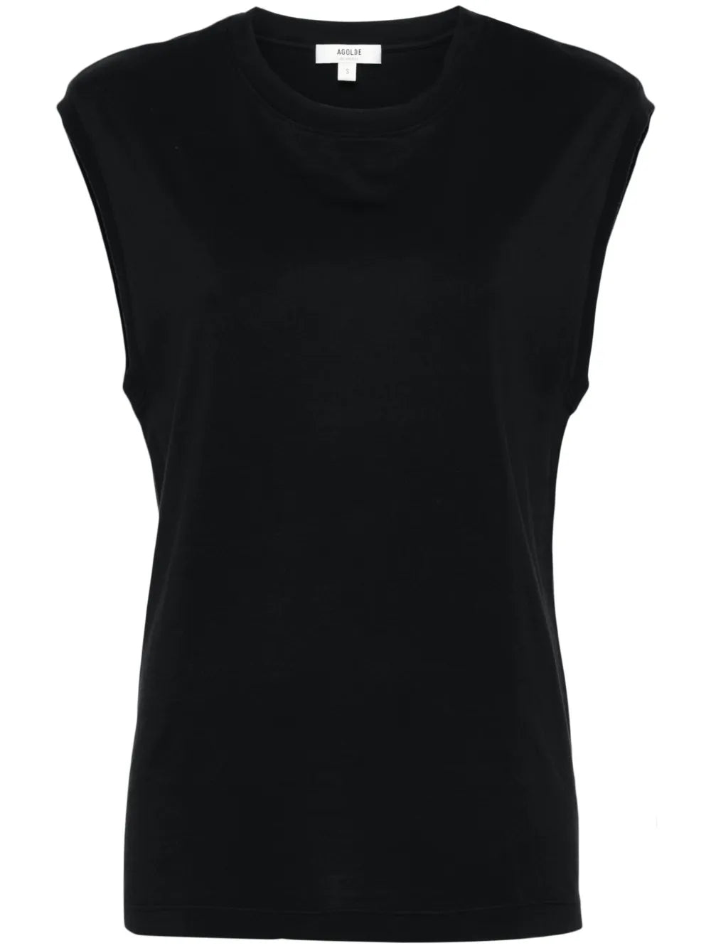 Crew-Neck Cotton Tank Top