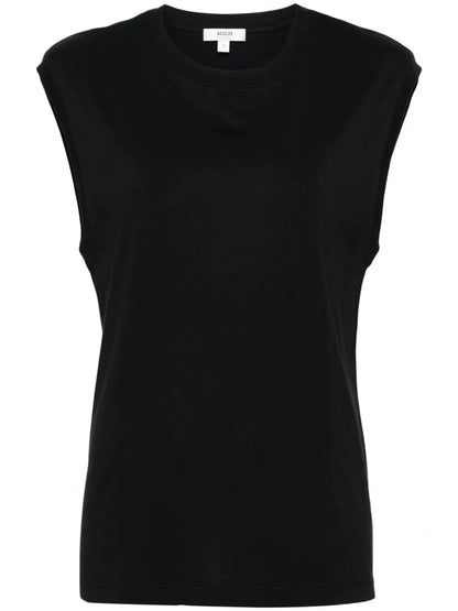 Crew-Neck Cotton Tank Top
