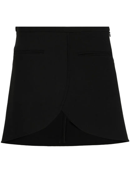 Ellipse Curved Miniskirt