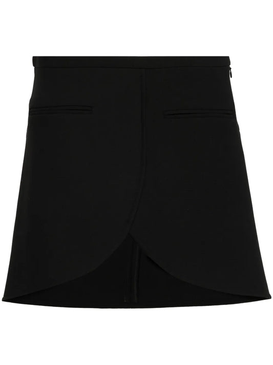 Ellipse Curved Miniskirt