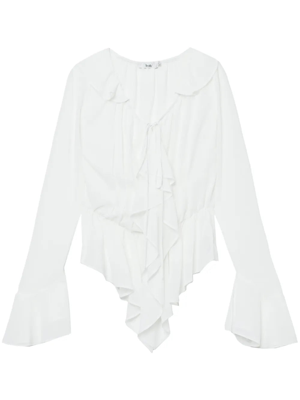 Ruffled Peplum Blouse