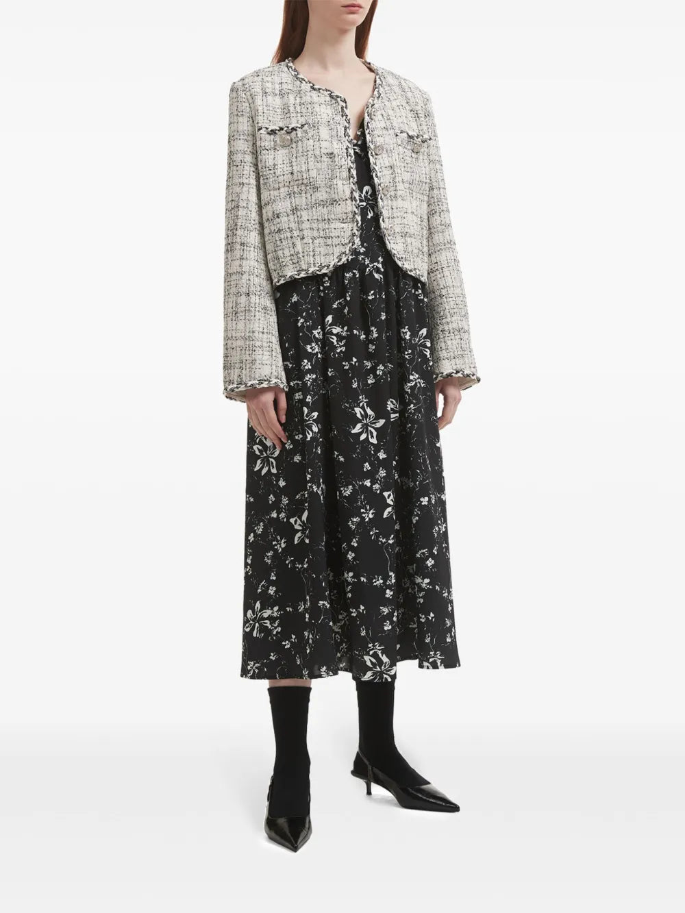 Cropped Tweed Jacket