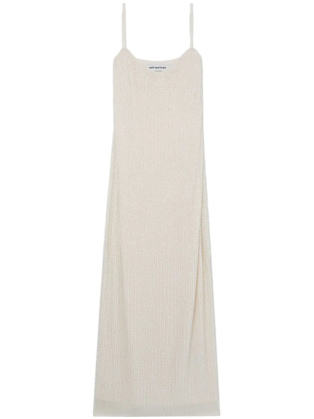 Rhinestone-Embellished Sleeveless Maxi Dress