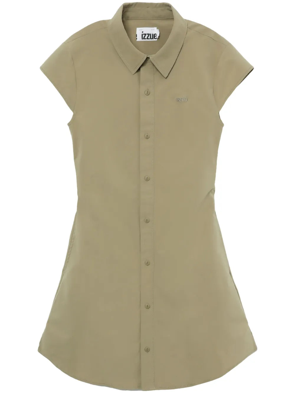 Logo-Embroidered Shirt Dress