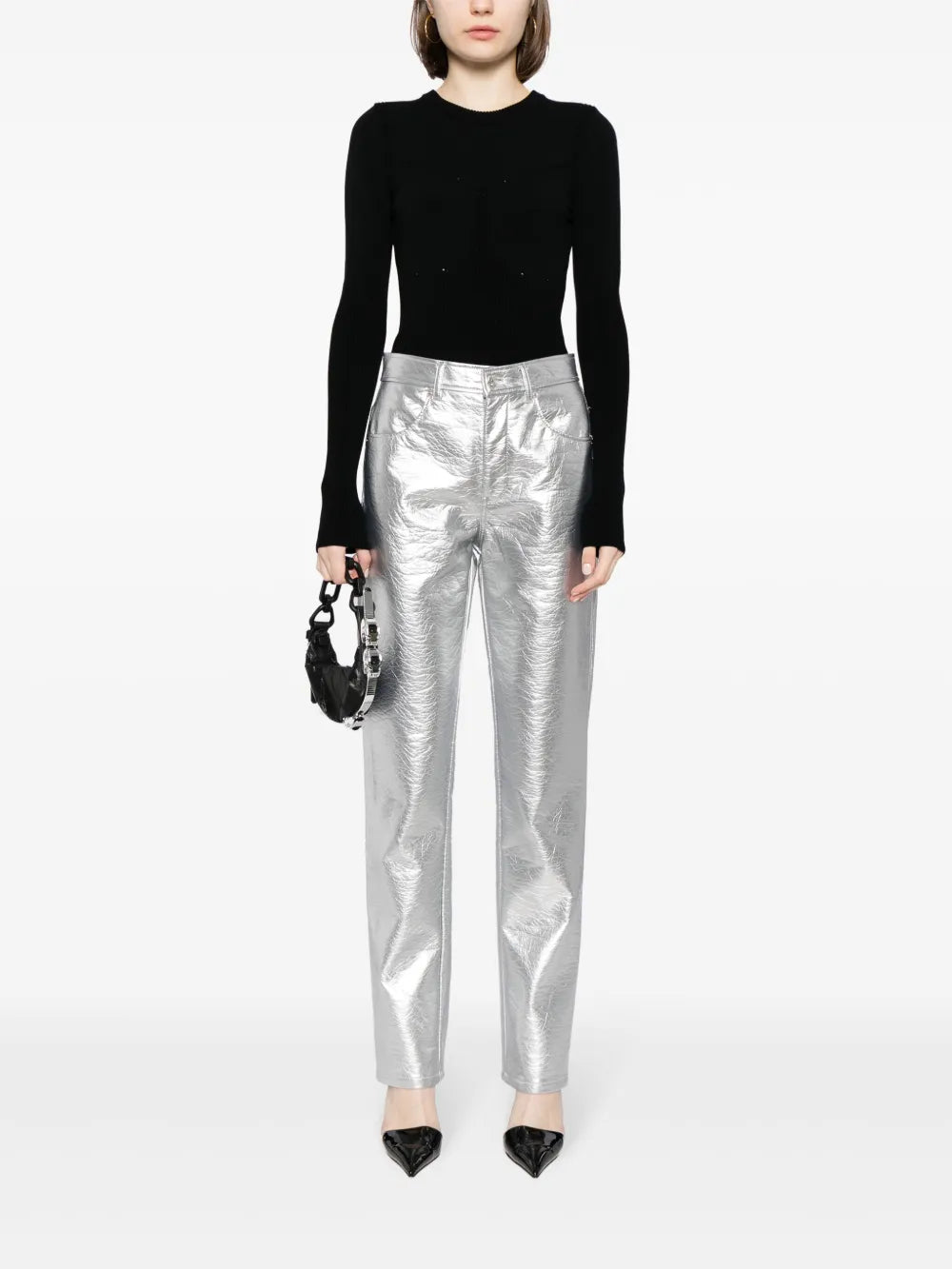 Crew Neck Straight Hem Jumper