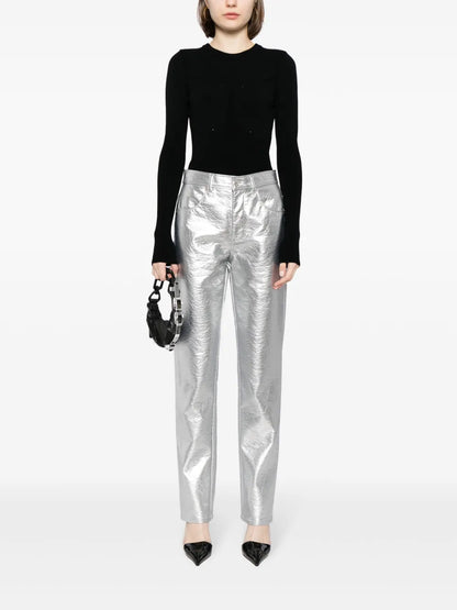 Crew Neck Straight Hem Jumper