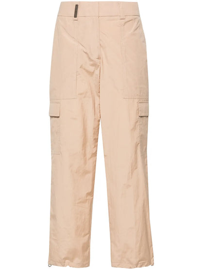 High-Waist Tapered Trousers