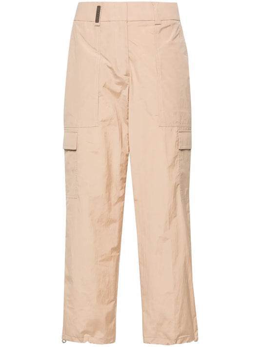 High-Waist Tapered Trousers