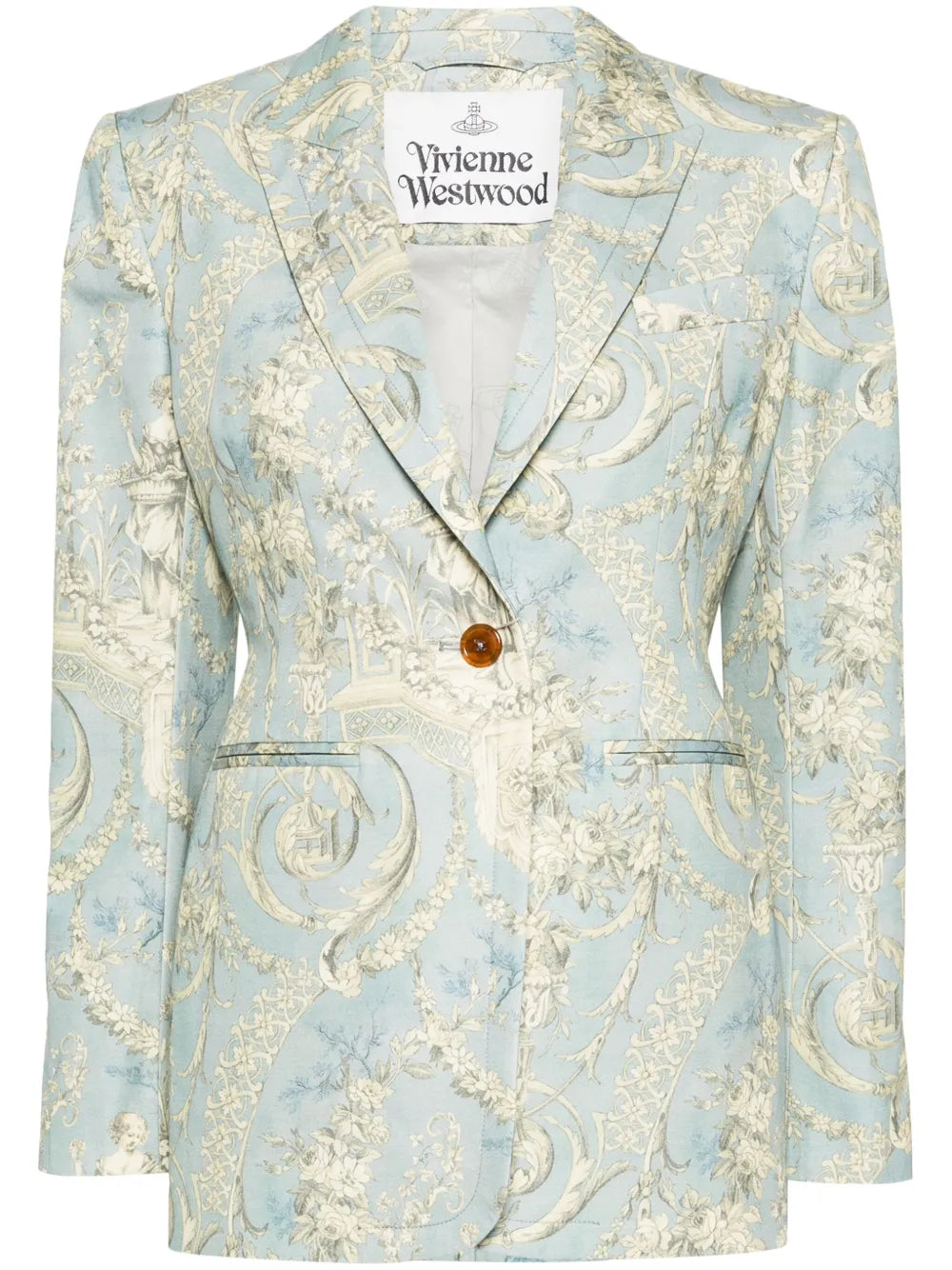 Lauren Toile De Jouy-Print Blazer