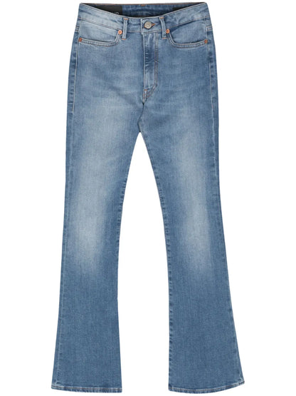 Mandy Flared-Cut Organic-Cotton Jeans