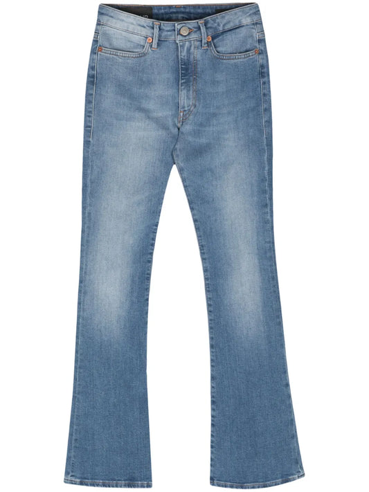 Mandy Flared-Cut Organic-Cotton Jeans