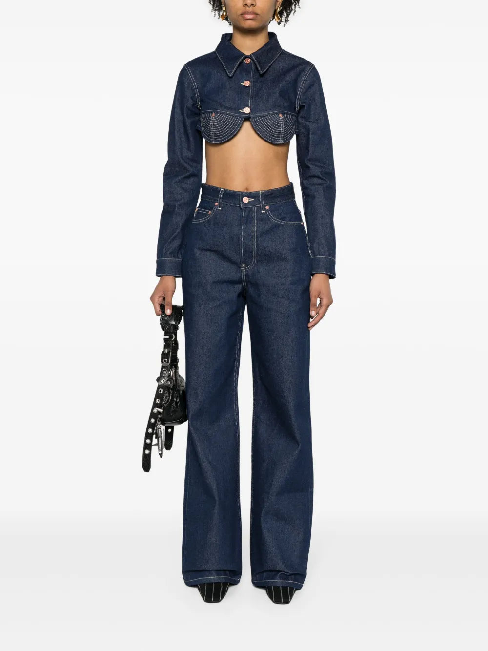 The Conical Cropped Denim Jacket