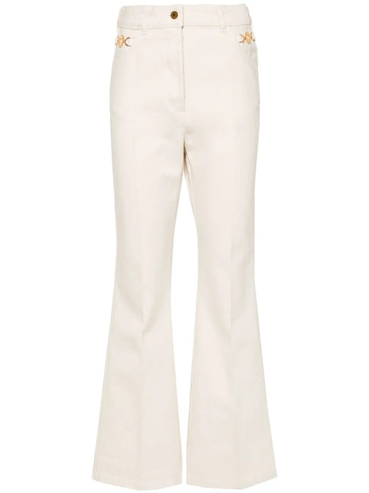 Flared Denim Trousers