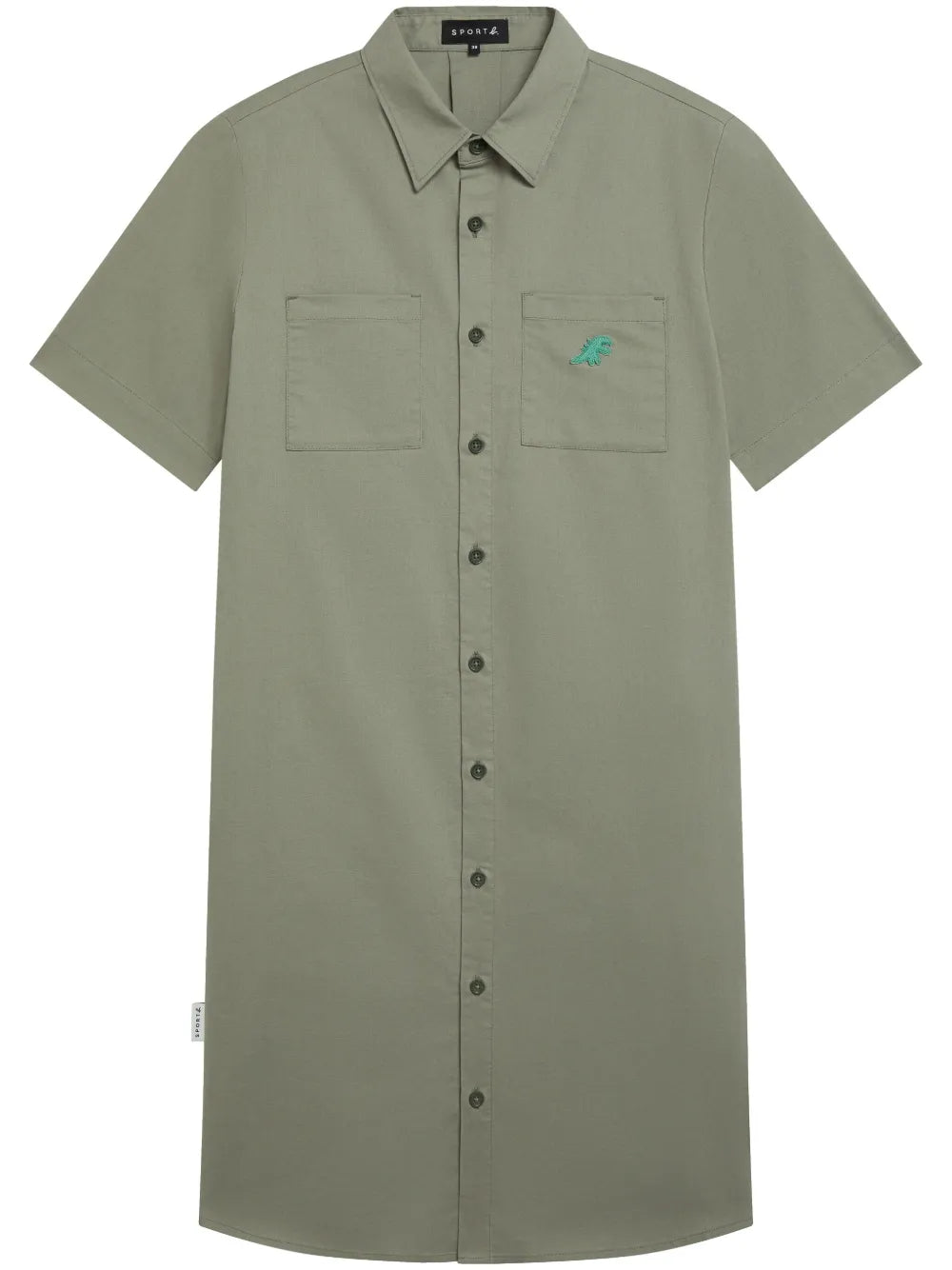Dino Worker Shirt Dress