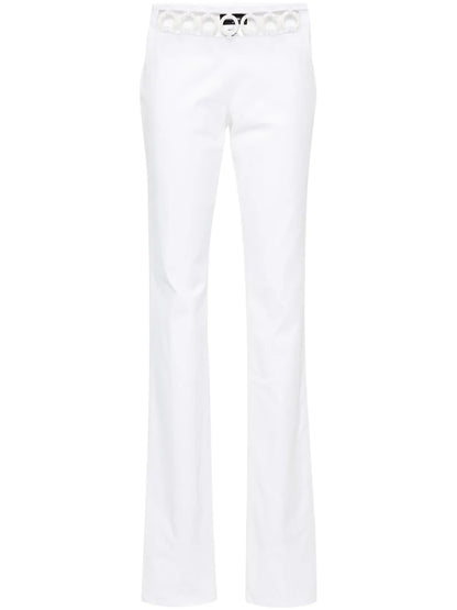 Sharpei Ring-Embellished Trousers