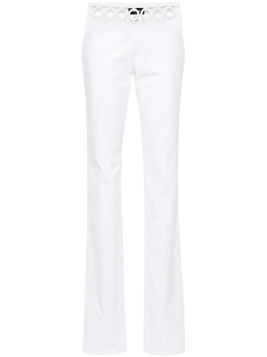 Sharpei Ring-Embellished Trousers