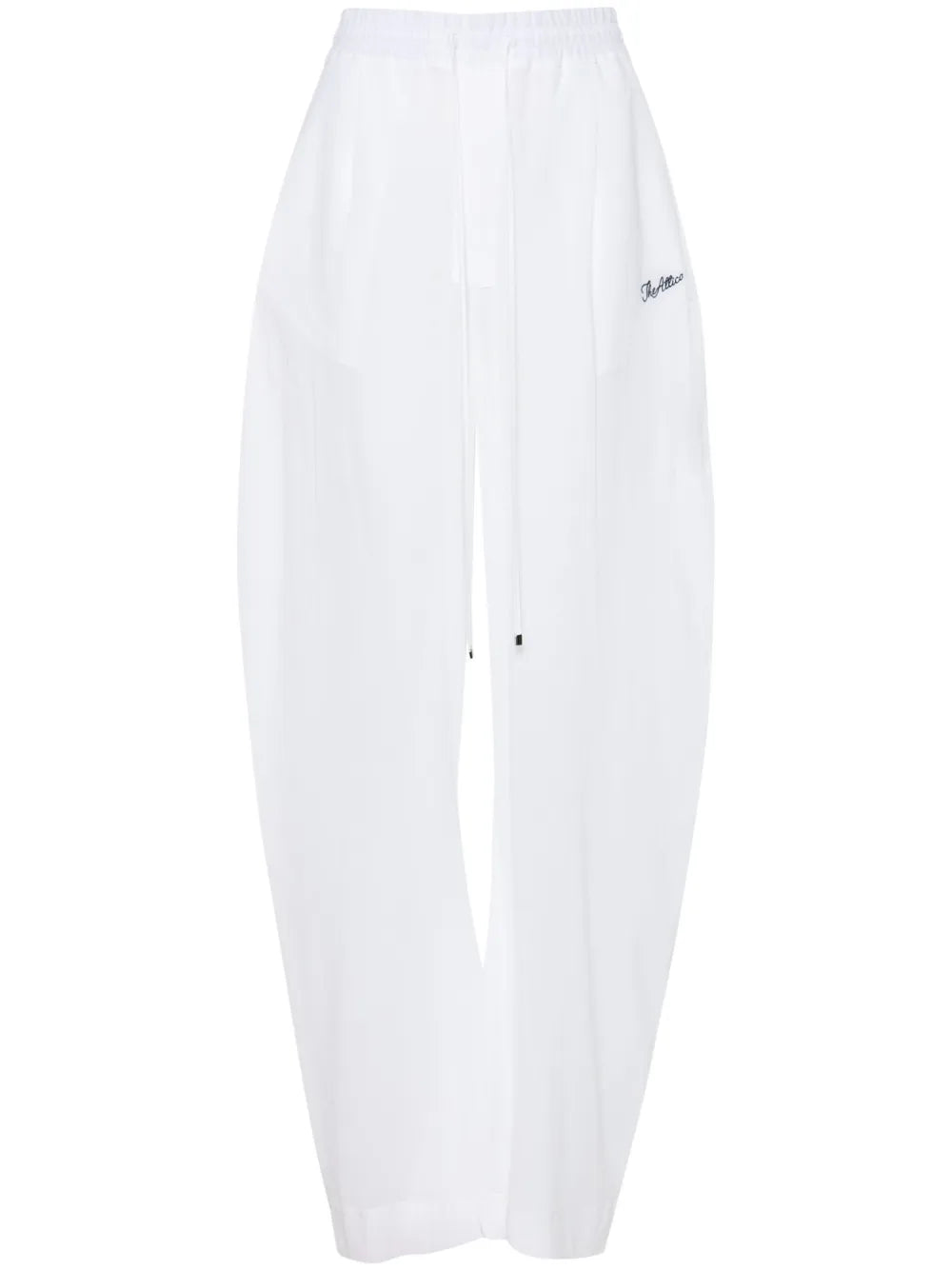 Logo-Embroidered Cotton Trousers