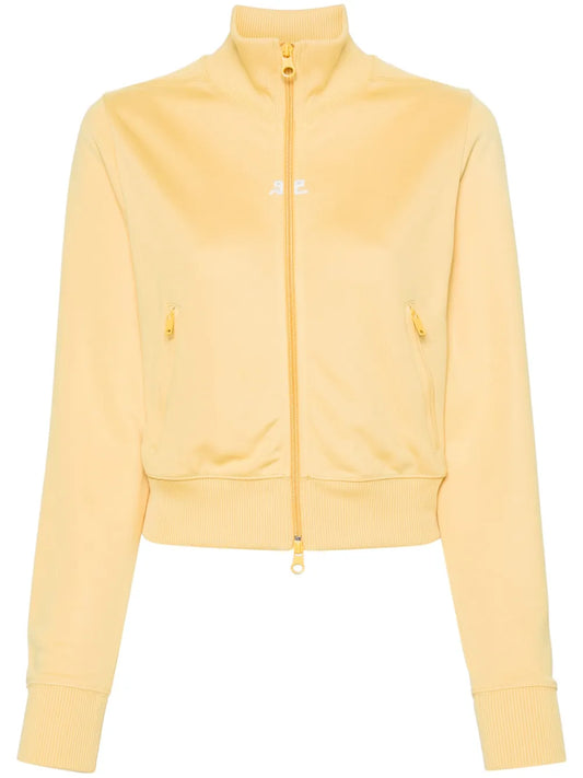 Interlock Logo-Embroidered Zip-Up Sweatshirt
