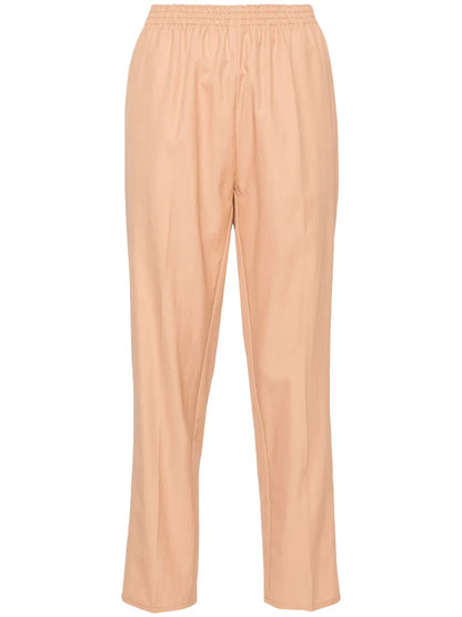 Textured Tapered Trousers