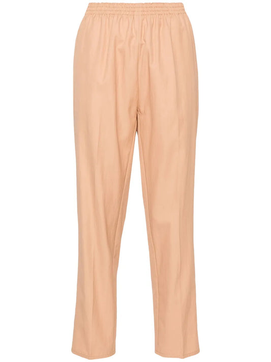 Textured Tapered Trousers